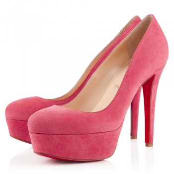 Replica Christian Louboutin Bianca 120mm Platforms Rose Paris Cheap Fake Shoes