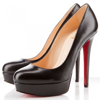 Replica Christian Louboutin Bianca 140mm Platforms Black Cheap Fake Shoes