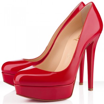 Replica Christian Louboutin Bianca 140mm Platforms Red Cheap Fake Shoes