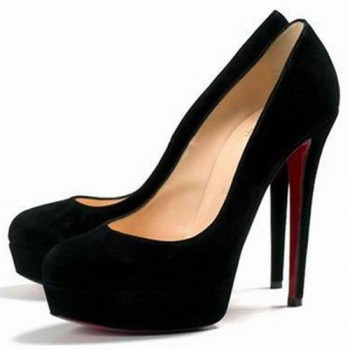 Replica Christian Louboutin Bianca 120mm Platforms Black Cheap Fake Shoes