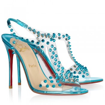 Replica Christian Louboutin J-Lissimo 100mm Sandals Caraibes Cheap Fake Shoes