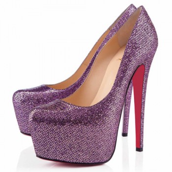 Replica Christian Louboutin Daffodile 160mm Platforms Parme Cheap Fake Shoes