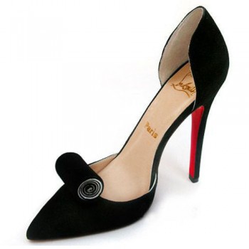 Replica Christian Louboutin Helmut 100mm Special Occasion Black Cheap Fake Shoes