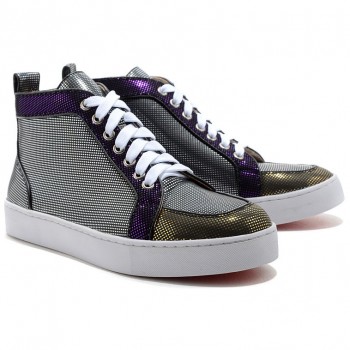 Replica Christian Louboutin Rantus Orlato Sneakers Black Cheap Fake Shoes