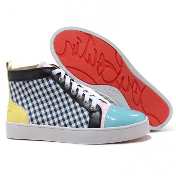 Replica Christian Louboutin Rantus Orlato Sneakers Blue Cheap Fake Shoes