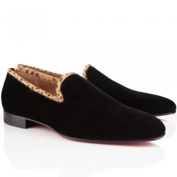 Replica Christian Louboutin Dandy Loafers Brown Cheap Fake Shoes