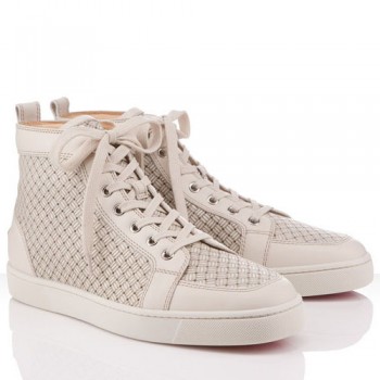 Replica Christian Louboutin Rantulow Sneakers White Cheap Fake Shoes