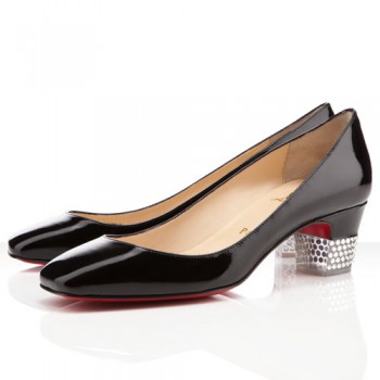 Replica Christian Louboutin Gloria 40mm Pumps Black Cheap Fake Shoes