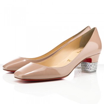 Replica Christian Louboutin Gloria 40mm Pumps Nude Cheap Fake Shoes