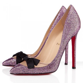 Replica Christian Louboutin Love Me 120mm Pumps Purle Cheap Fake Shoes