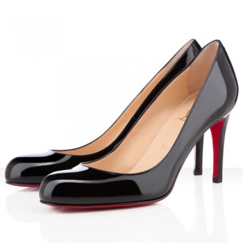 Replica Christian Louboutin Simple 100mm Pumps Black Cheap Fake Shoes