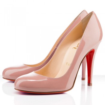 Replica Christian Louboutin Ron Ron 100mm Pumps Nude Cheap Fake Shoes