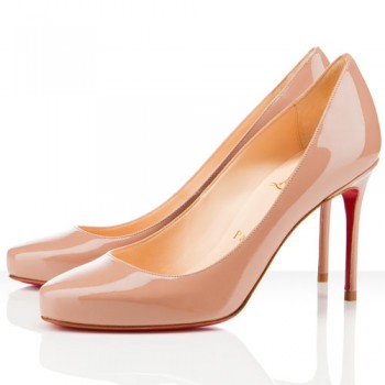 Replica Christian Louboutin Elisa 80mm Pumps Nude Cheap Fake Shoes