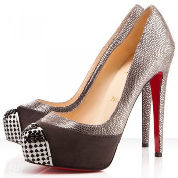 Replica Christian Louboutin Maggie 140mm Pumps Brown Cheap Fake Shoes