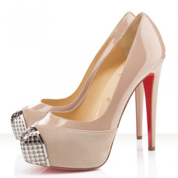 Replica Christian Louboutin Maggie 140mm Pumps Nude Cheap Fake Shoes