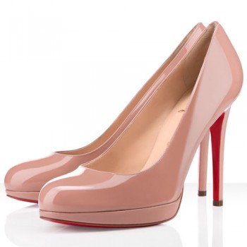 Replica Christian Louboutin New Simple 120mm Pumps Nude Cheap Fake Shoes