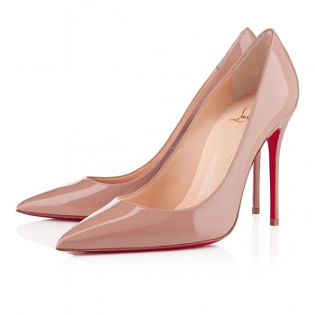 Replica Christian Louboutin Decollete 554 100mm Pumps Nude Cheap Fake Shoes