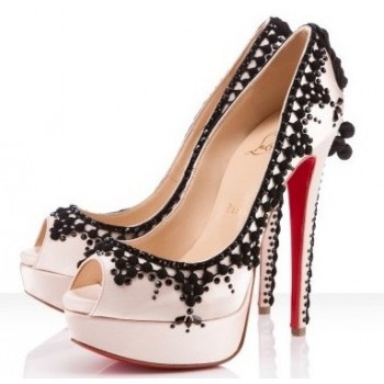 Replica Christian Louboutin Torero 140mm Peep Toe Pumps Nude Cheap Fake Shoes