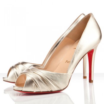 Replica Christian Louboutin Matrinana 100mm Special Occasion Sahara Cheap Fake Shoes