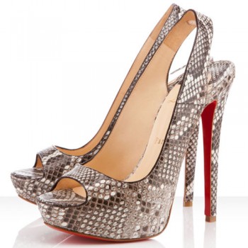 Replica Christian Louboutin Cheyenne 140mm Slingbacks Roccia Cheap Fake Shoes