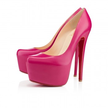 Replica Christian Louboutin Daffodile 160mm Platforms Grenadine Cheap Fake Shoes