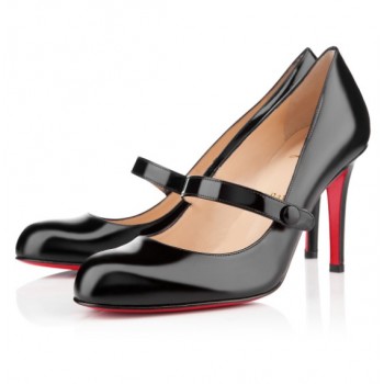 Replica Christian Louboutin Wallis 80mm Pumps Black Cheap Fake Shoes