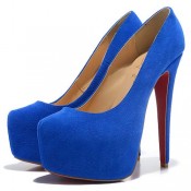 Christian Louboutin Daffodile 160mm Platforms Blue