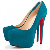 Christian Louboutin Daffodile 160mm Platforms Peacock