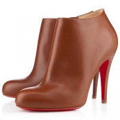Christian Louboutin Belle 100mm Ankle Boots Brown