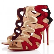 Christian Louboutin Valonana 100mm Ankle Boots Multicolor