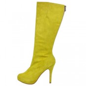 Christian Louboutin Simple Botta 100mm Boots Yellow