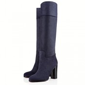 Christian Louboutin Dartata 80mm Boots Navy