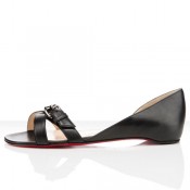 Christian Louboutin Atalanta Flat Sandals Black