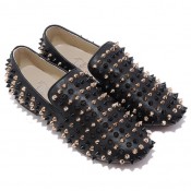 Christian Louboutin Rollerboy Spikes Loafers Black