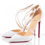 Christian Louboutin Crosspiga 120mm Pumps White