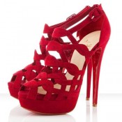 Christian Louboutin Larissa Plato 140mm Sandals Red