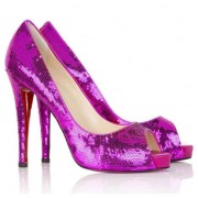 Replica Christian Louboutin Very Prive 120mm Peep Toe Pumps Parme Cheap Fake Shoes