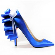Replica Christian Louboutin Anemone 120mm Special Occasion Blue Cheap Fake Shoes