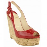 Replica Christian Louboutin Uue Plume 140mm Wedges Red Cheap Fake Shoes