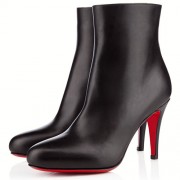 Replica Christian Louboutin Bello 80mm Ankle Boots Black Cheap Fake Shoes