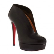 Replica Christian Louboutin Miss Fast Plato 120mm Ankle Boots Black Cheap Fake Shoes