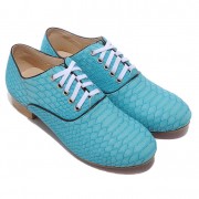 Replica Christian Louboutin Alfredo Loafers Light Blue Cheap Fake Shoes