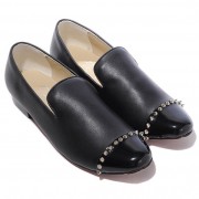 Replica Christian Louboutin Rollerboy Loafers Black Cheap Fake Shoes