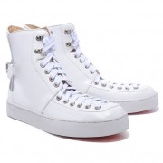 Replica Christian Louboutin Alfie Sneakers White Cheap Fake Shoes