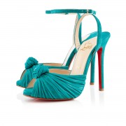 Replica Christian Louboutin Hot Grey 120mm Sandals Caraibes Cheap Fake Shoes
