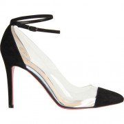 Replica Christian Louboutin Bis Un Bout 100mm Pumps Black Cheap Fake Shoes