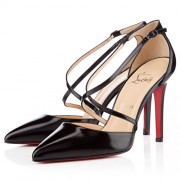 Replica Christian Louboutin Crosspiga 120mm Pumps Black Cheap Fake Shoes