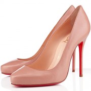 Replica Christian Louboutin Elisa 100mm Pumps Nude Cheap Fake Shoes