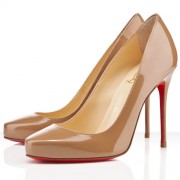 Replica Christian Louboutin Elisa 100mm Pumps Camel Cheap Fake Shoes