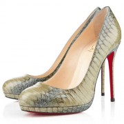 Replica Christian Louboutin Filo 120mm Pumps Green Cheap Fake Shoes